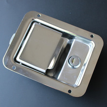 厂家直销MS858-2D不锈钢碳钢面板锁镜面抛光304材质面板锁具批发