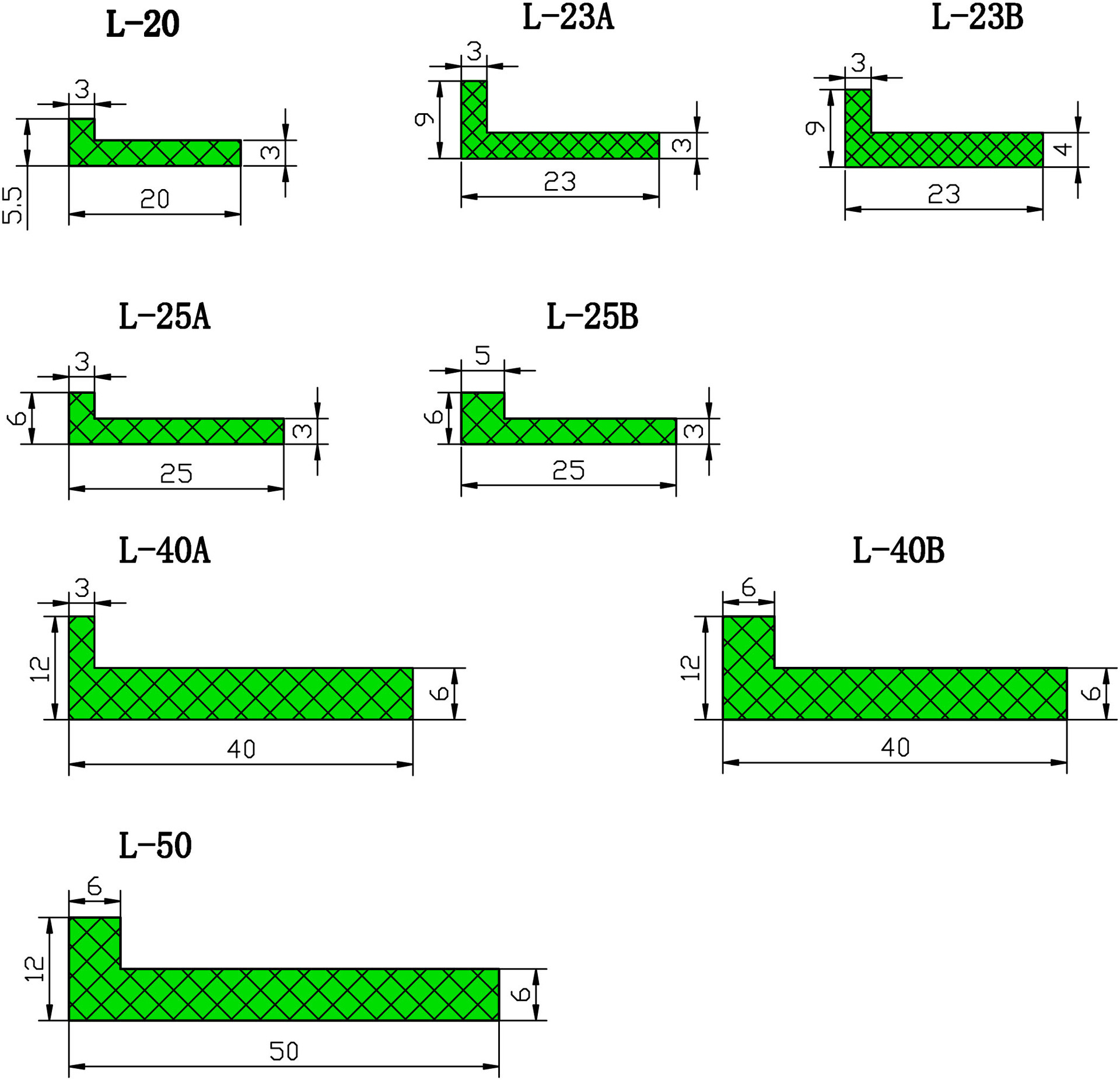 l型垫条耐磨条超高分子聚乙烯挤出