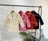 2019 Autumn and winter new pattern children leather and fur coat girl Wool coat baby Hooded Korean Edition Mid length version 2019 Autumn and winter new pattern children leather and fur coat girl Wool coat baby Hooded Korean Edition Mid length version
