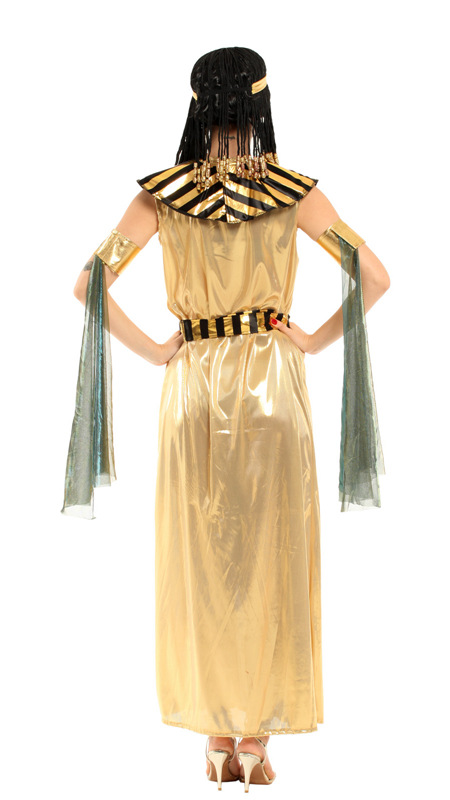 万圣节cosplay服装 成人埃及艳后 舞台演出服皇后公主裙w-0309
