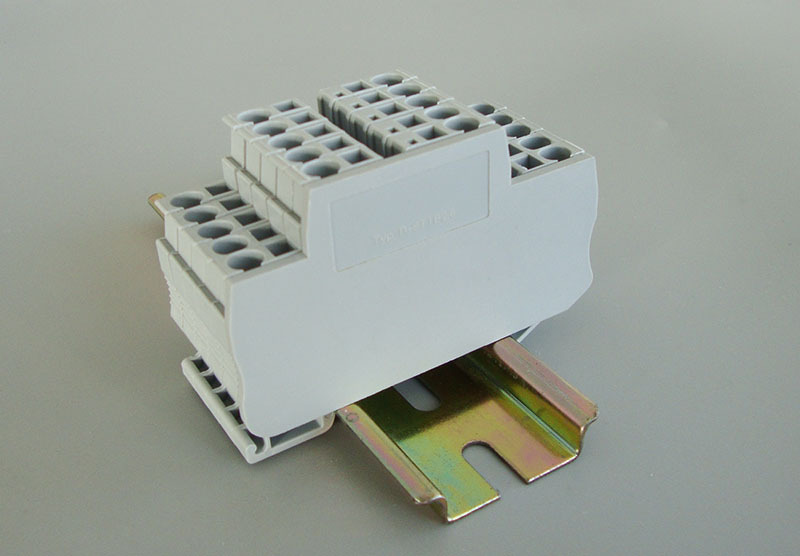 成曼电气sttb2.5弹簧双层接线端子厂家直销全铜阻燃抗老化