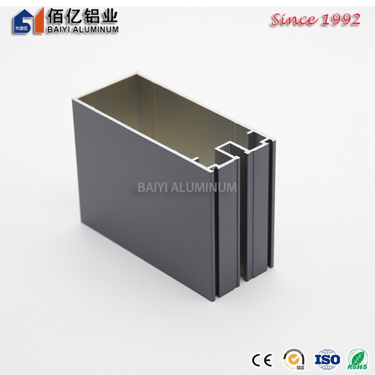 180系列隐框玻璃幕墙 专业生产铝合金幕墙型材 天津建筑型材直供