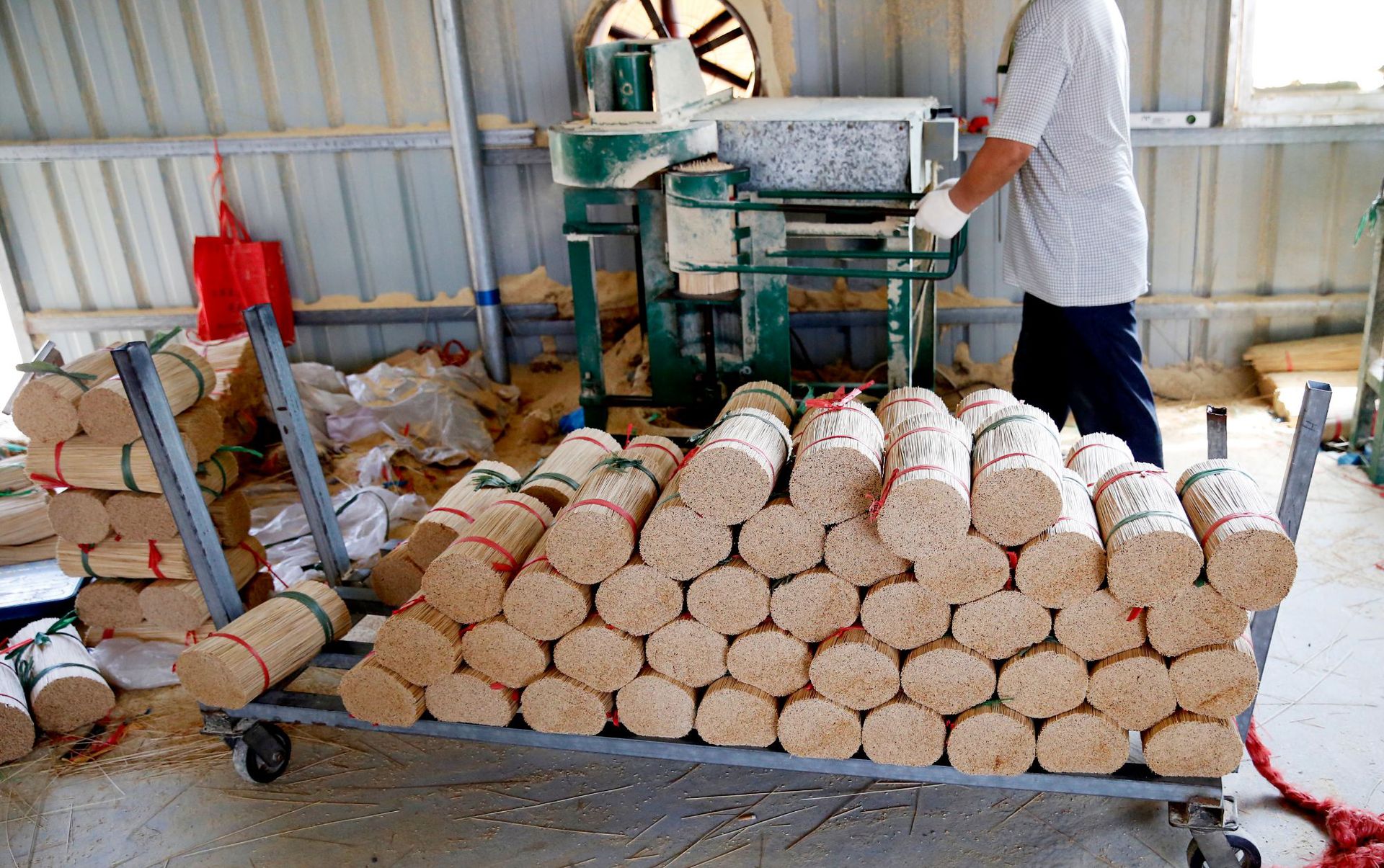 湖北制香原料优品质做香竹签 手工精选全自动制香机用的1.4竹签