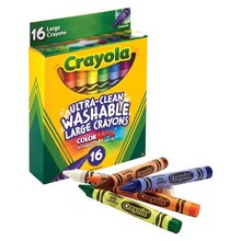 绘儿乐Crayola 16色可水洗大蜡笔 52-3281