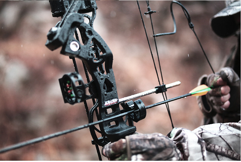 厂家直销 战舰复合弓箭 滑轮弓 射箭器材 合金弓把轮组