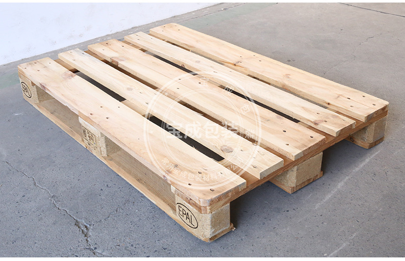 免熏蒸托盘出口欧标木托盘四面进叉胶合板托盘欧标免熏蒸木卡板