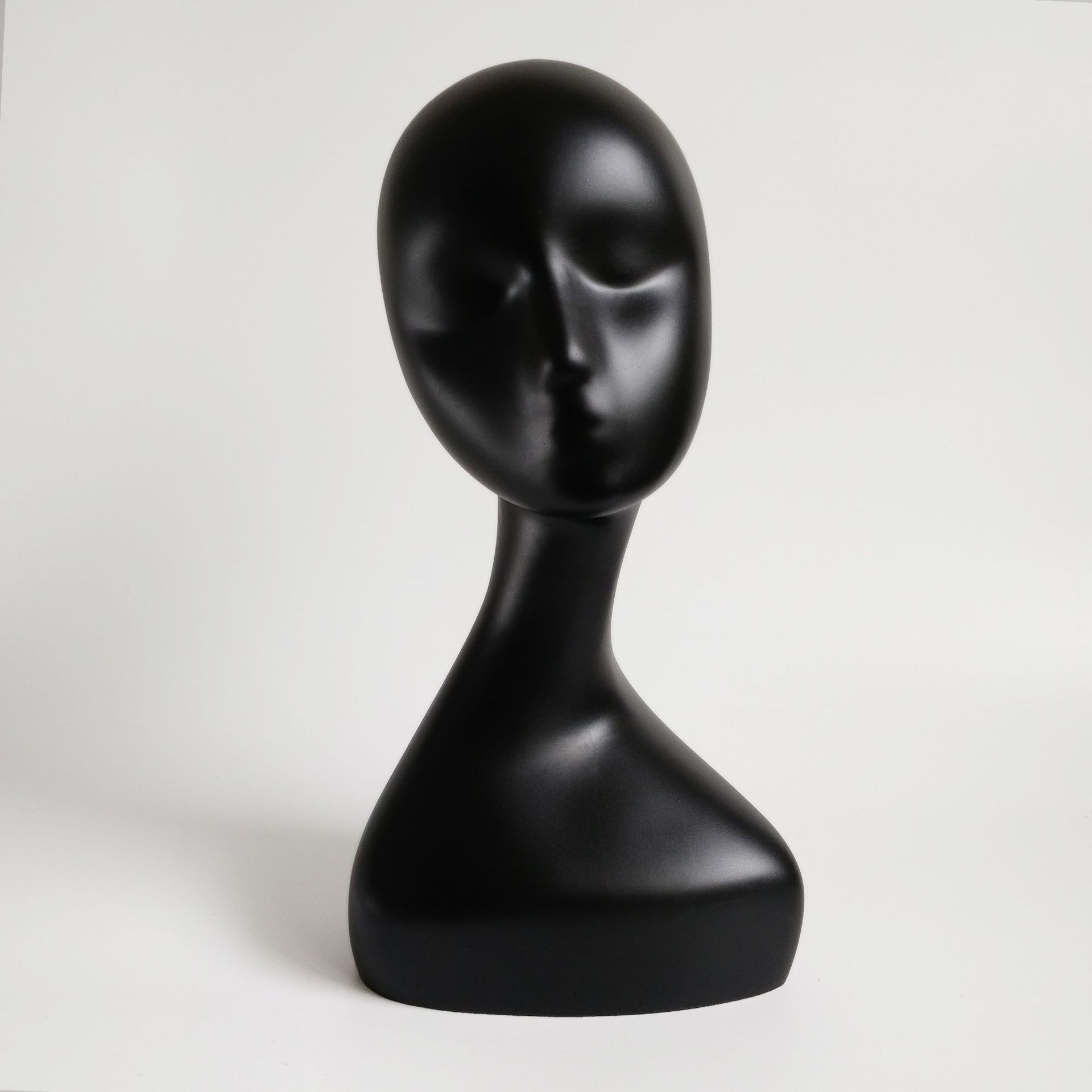 假发发套头模假人头女头模白色抽象艺术模特头展示假发道具