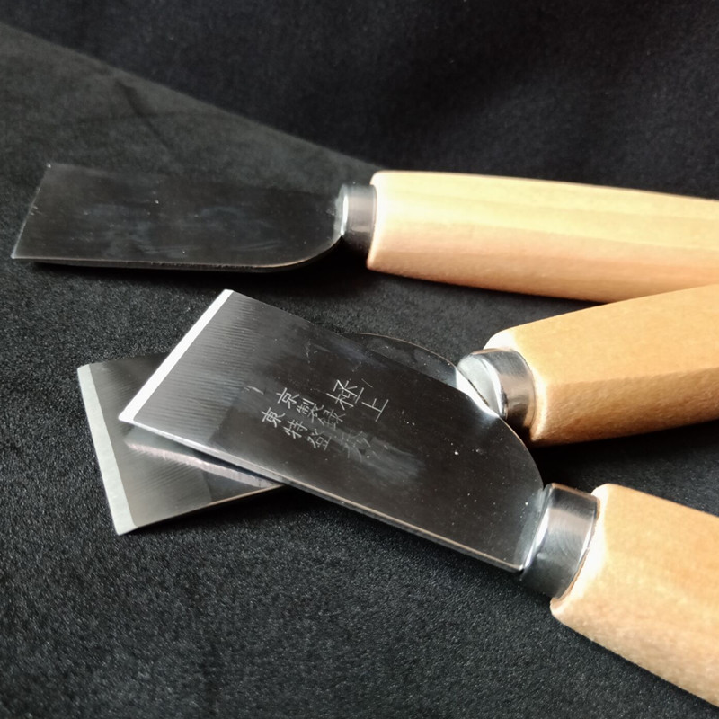 鞋厂皮革手工手缝牛皮革皮雕植鞣革皮艺秀次裁皮刀古月刀铲皮刀