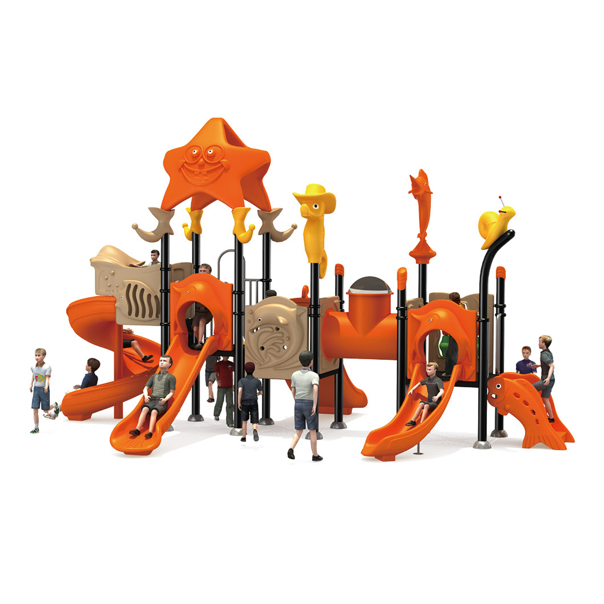 幼儿园滑梯游乐设施室内滑梯 户外儿童组合滑梯塑料滑梯公园滑梯