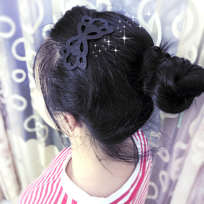 韩国黑色个性刘海贴成人碎发贴魔法贴发贴头发发帖贴魔术粘头饰女