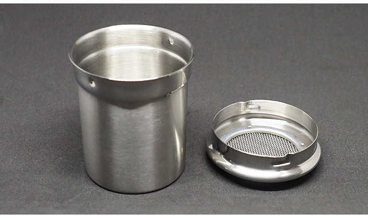 不锈钢撒粉器纱网糖粉咖啡可可粉烘焙胡椒粉筒厨房烧烤调料瓶带盖