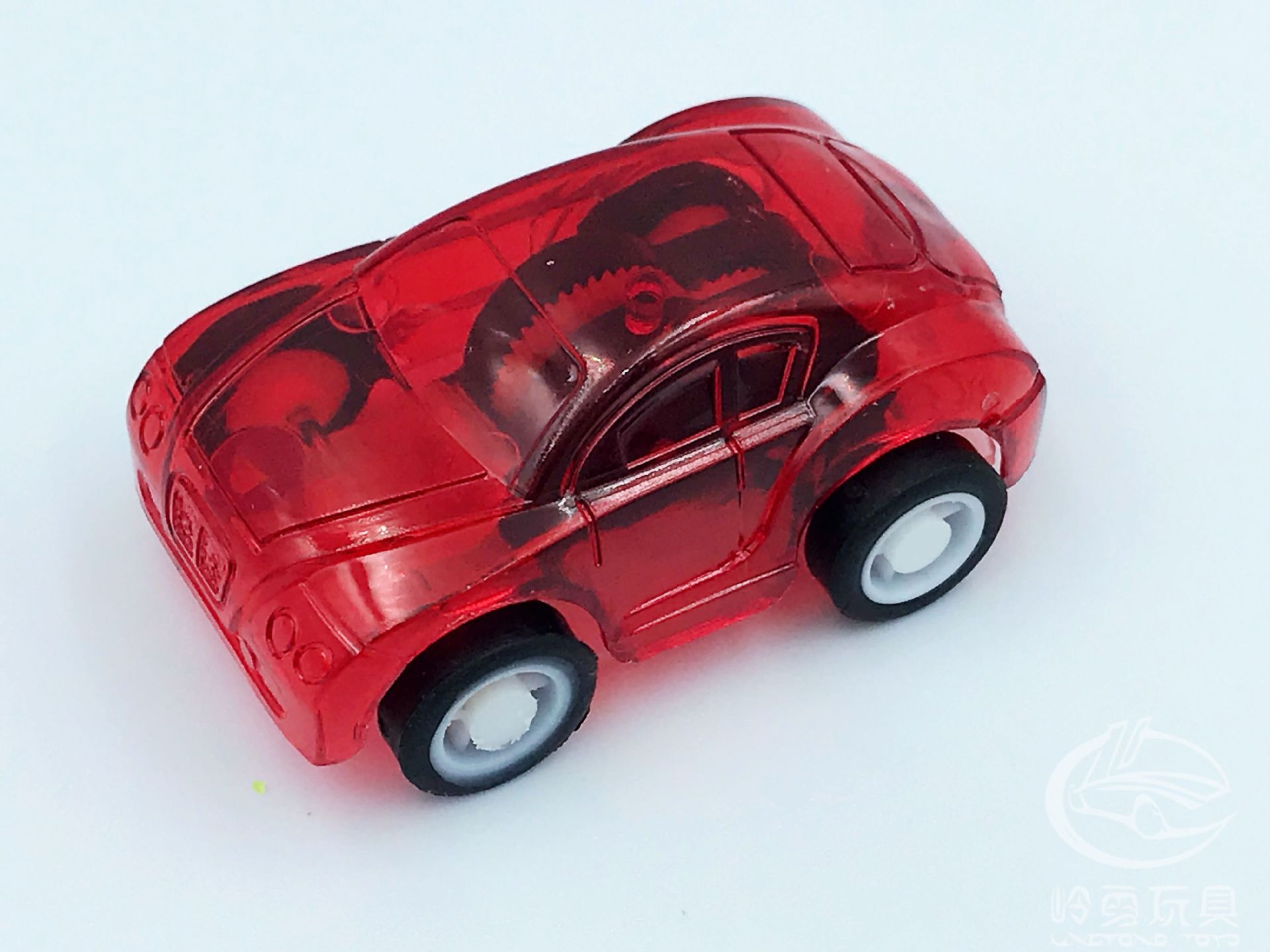 岭勇玩具透明回力小汽车模型玩具口袋小汽车男孩礼品地摊热卖批发