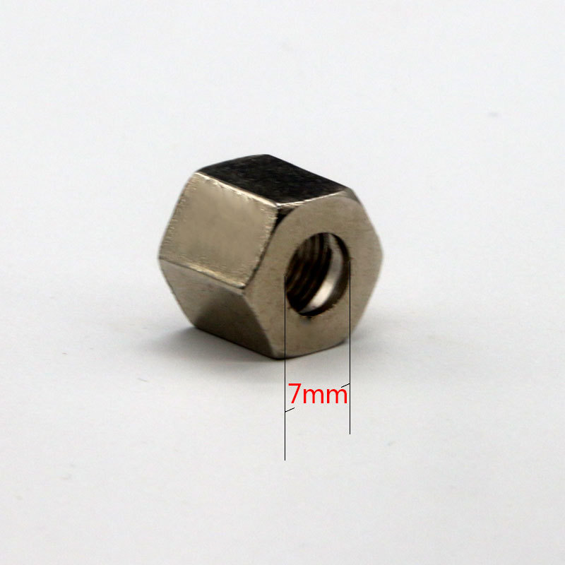 净水器配件2分鹅颈水龙头螺帽直饮水龙头配件固定六角螺母细牙