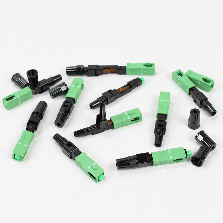 sc/apc 光钎冷接子光纤sc冷接头光纤头冷接头移动 光缆网线对接头