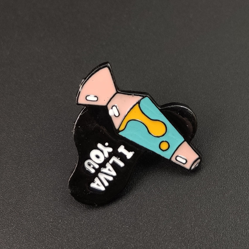 随变 欧美动画短片熔岩 i lava you 火山熔岩胸针饰品表白神器