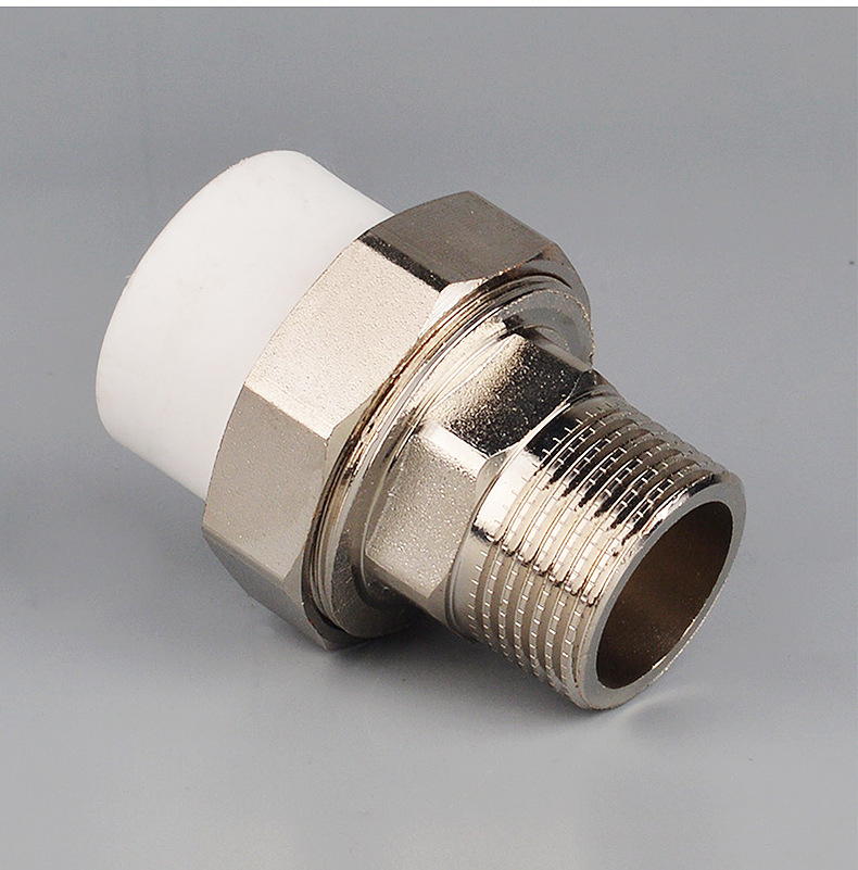 ppr外丝铜活接20 25 32铜内牙活接头4分6分1寸活接ppr水管件配件