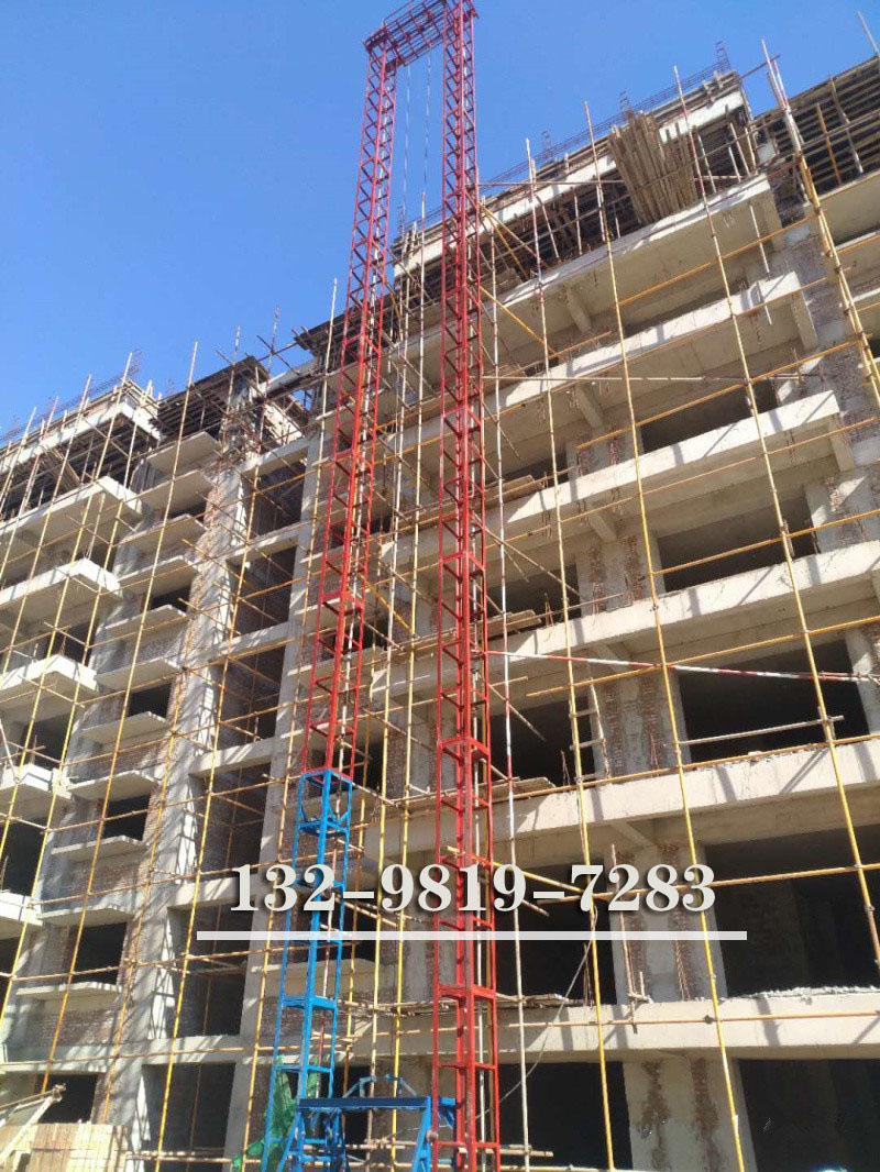 21米建筑物料提升机 30米施工升降机 12米盖楼房用垂直升降机