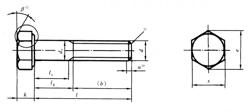超值热卖din931外六角螺栓六角螺丝半牙半螺纹螺钉12.9高强度发黑
