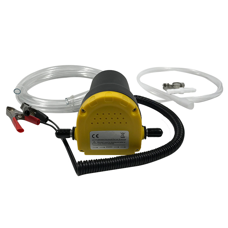 小型抽油泵12v电动柴油输油自吸泵机油泵套装直流塑料齿轮叶片泵