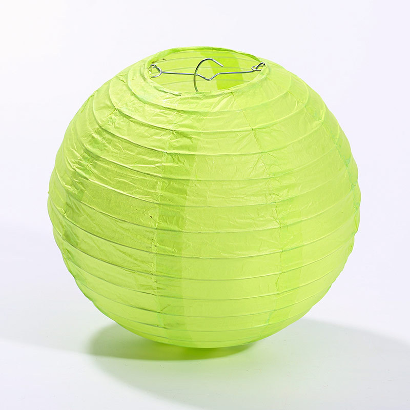 纸灯笼批发 纸灯罩中秋节日装饰 结婚庆婚礼庆典彩色圆形灯笼