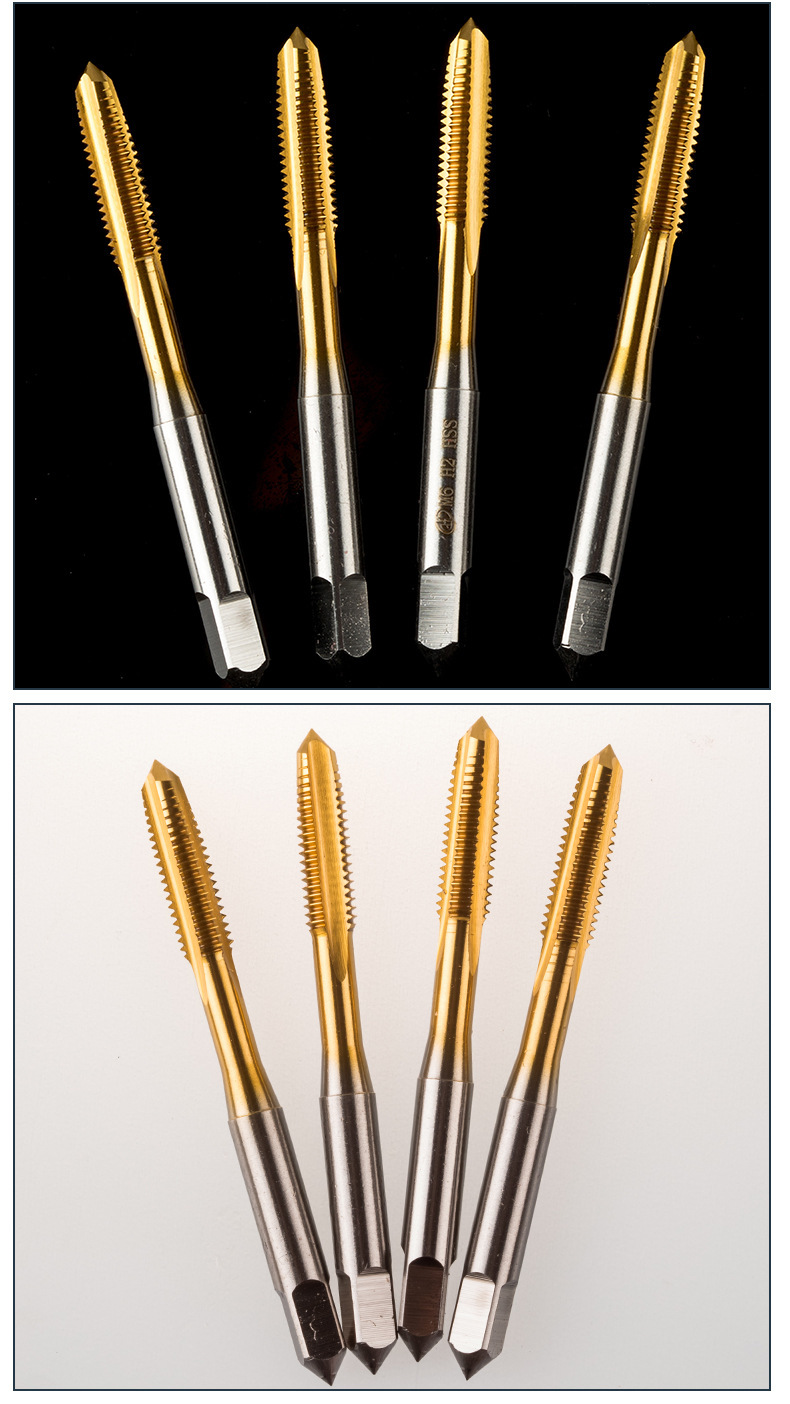 河一工涂层直槽机用丝锥 hss-e高速钢丝锥丝攻优势批发