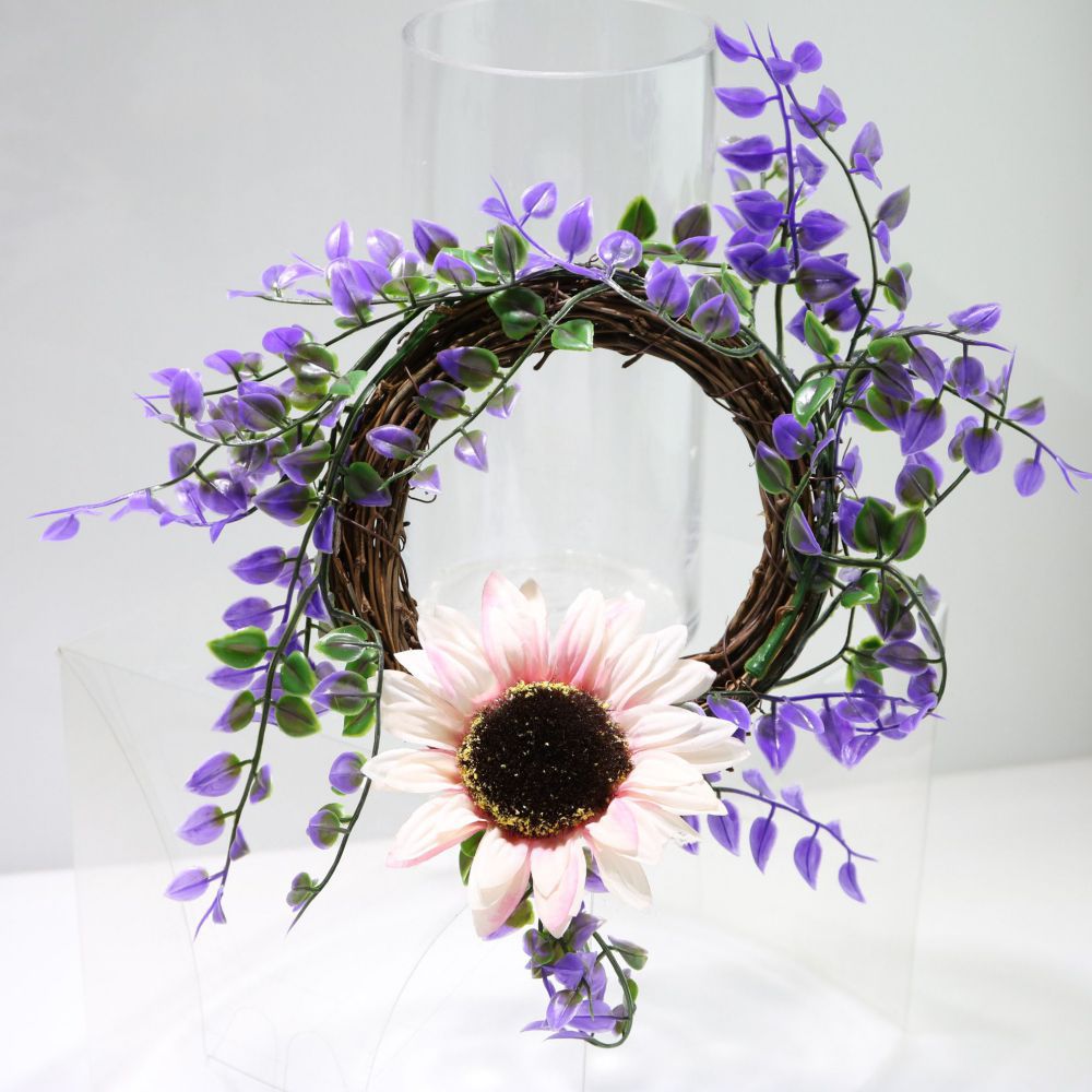 仿真花环婚庆装饰花艺家居装饰品圣诞花环万圣节装饰品25cm