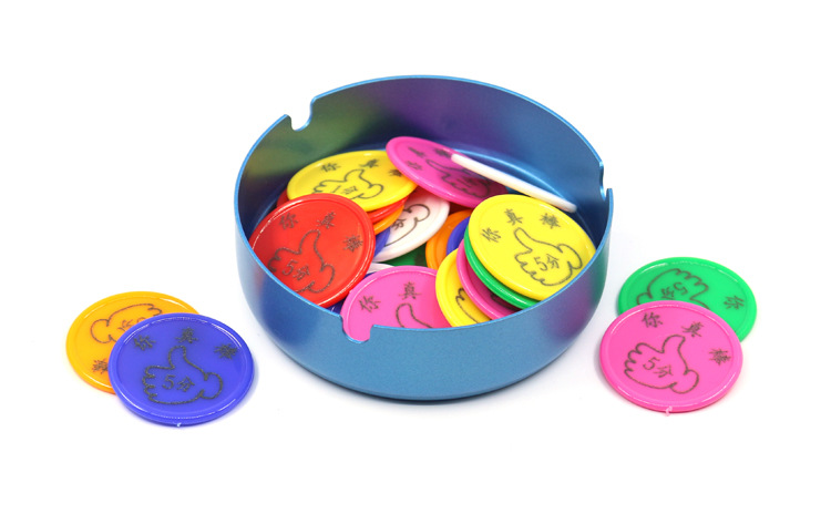 定制代币塑料积分币奖励币算术币幼儿园教具益智认知数字英文字母