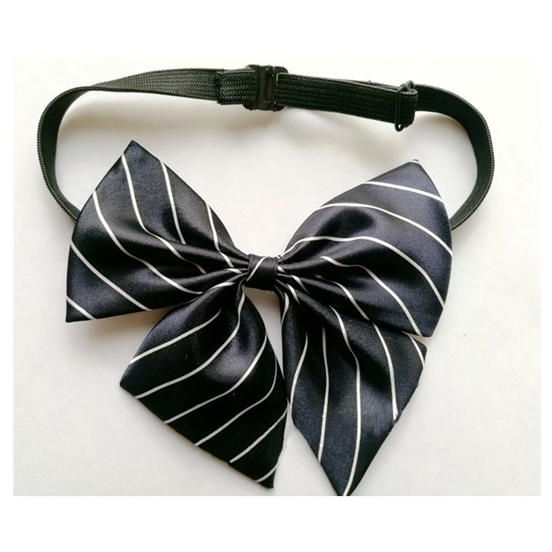 厂家直供蝴蝶领带女结领花松紧带制服空姐酒店银行商务学校学生