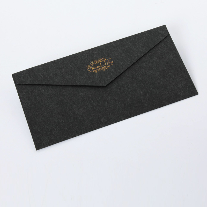 厂家定做信封 烫金uv中西式珠光纸黑卡纸信封 牛皮纸开窗信封印刷