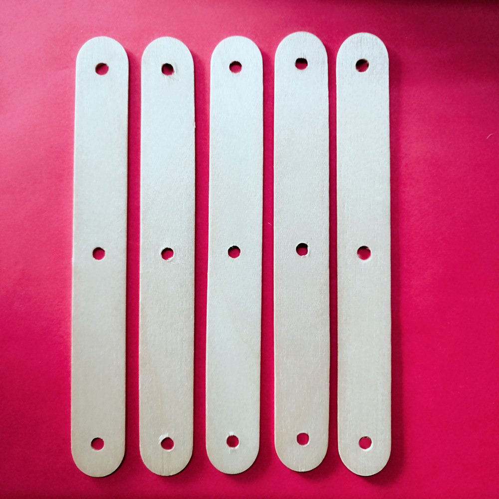 150mm打孔压舌板 桦木压舌板 手工压舌板 雪糕棒 5000支/箱