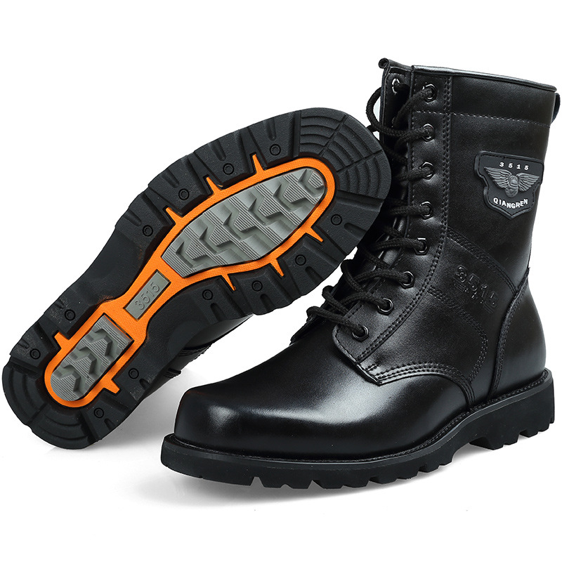 际华3515强人秋季男靴男户外训练靴耐磨透气高帮靴子一件代发