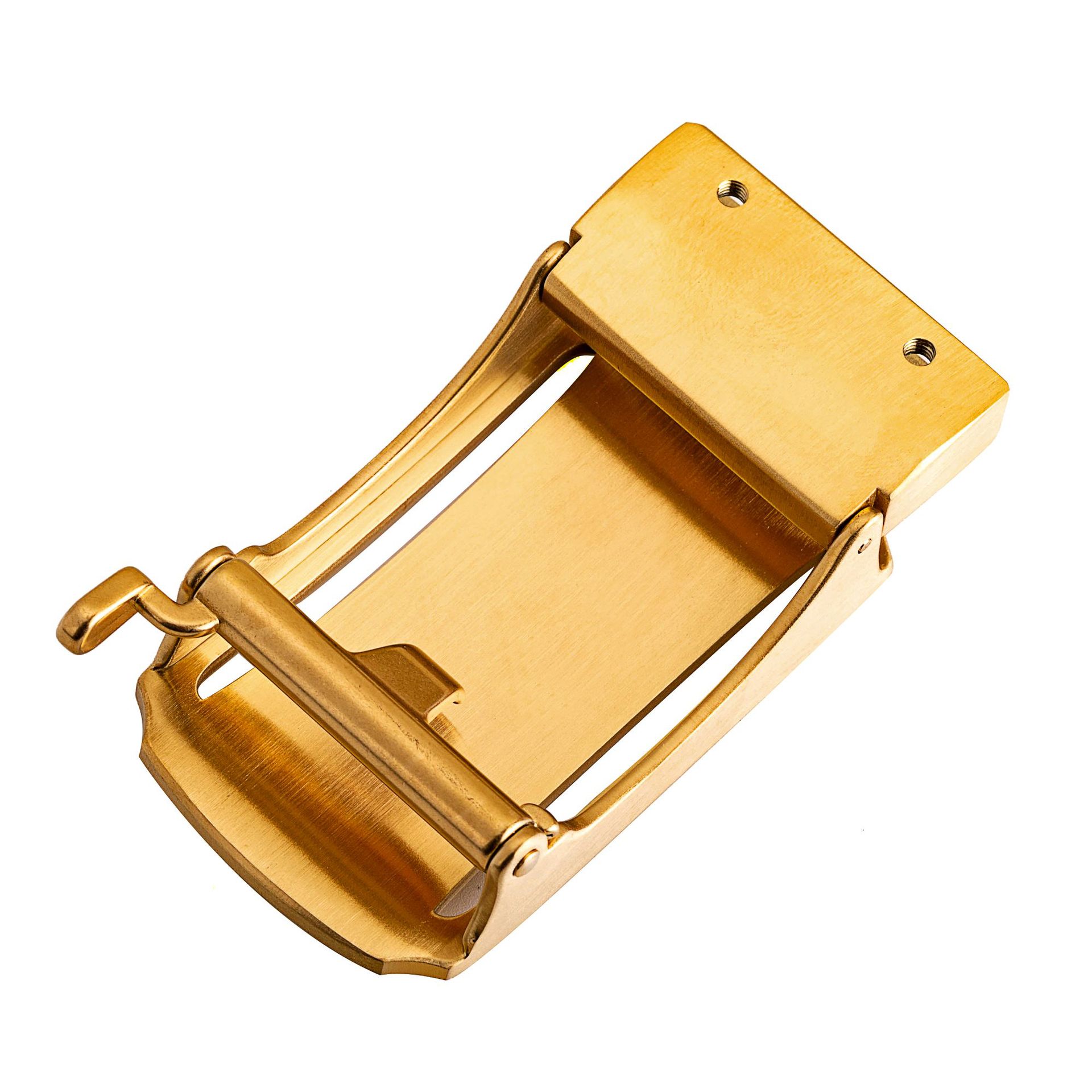 304不锈钢新款摇杆自动扣男士皮带扣耐磨防过敏钢扣腰带头3.55cm