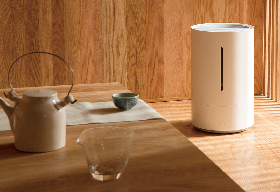 智米除菌加湿器1s 家用uvgi紫外线除菌oled滑动触控屏智能加湿
