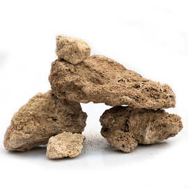 吸水石上水石原石天然毛石庭院小型客厅营养土造景石原石摆件