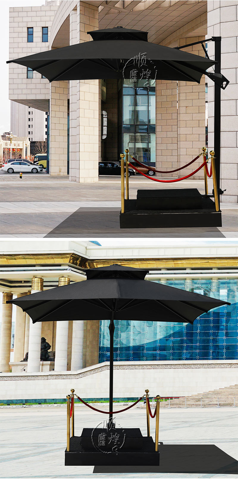 顺煌厂家直销工程项目招标物业门卫形象岗亭军警执勤收费站岗台