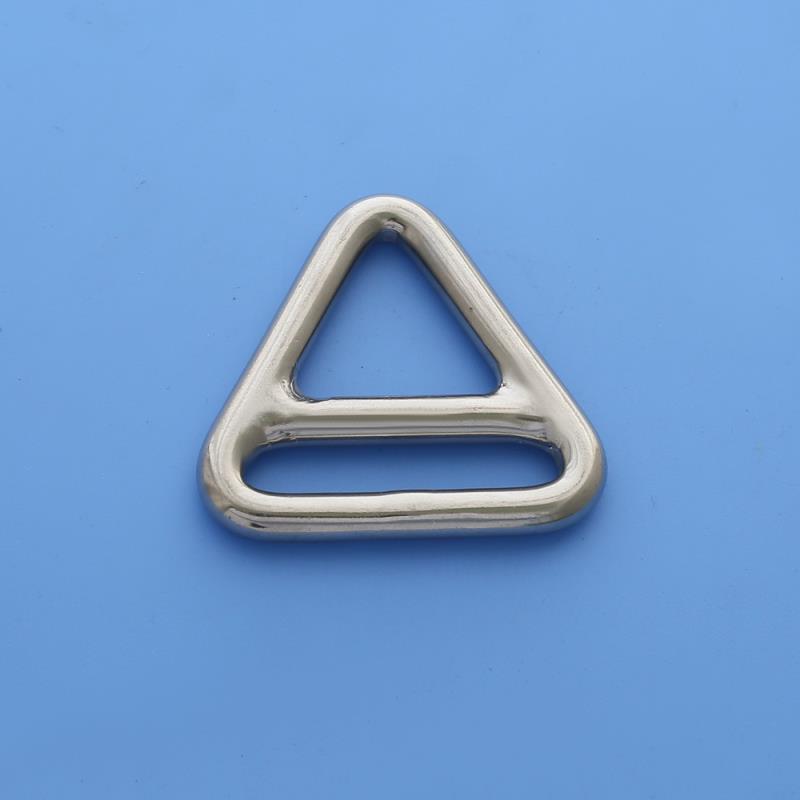 不锈钢三角环 带横挡 无缝三角环 双边三角扣户外游乐设施配件