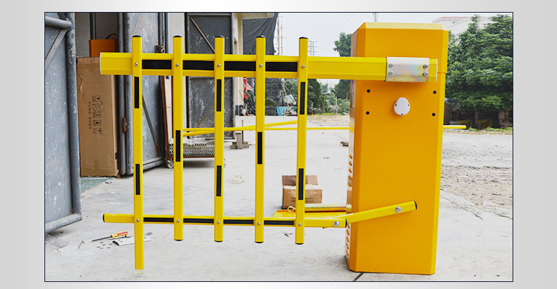 停车场无人值班道闸车牌识别一体机智能车库道闸杆直杆栅栏杆