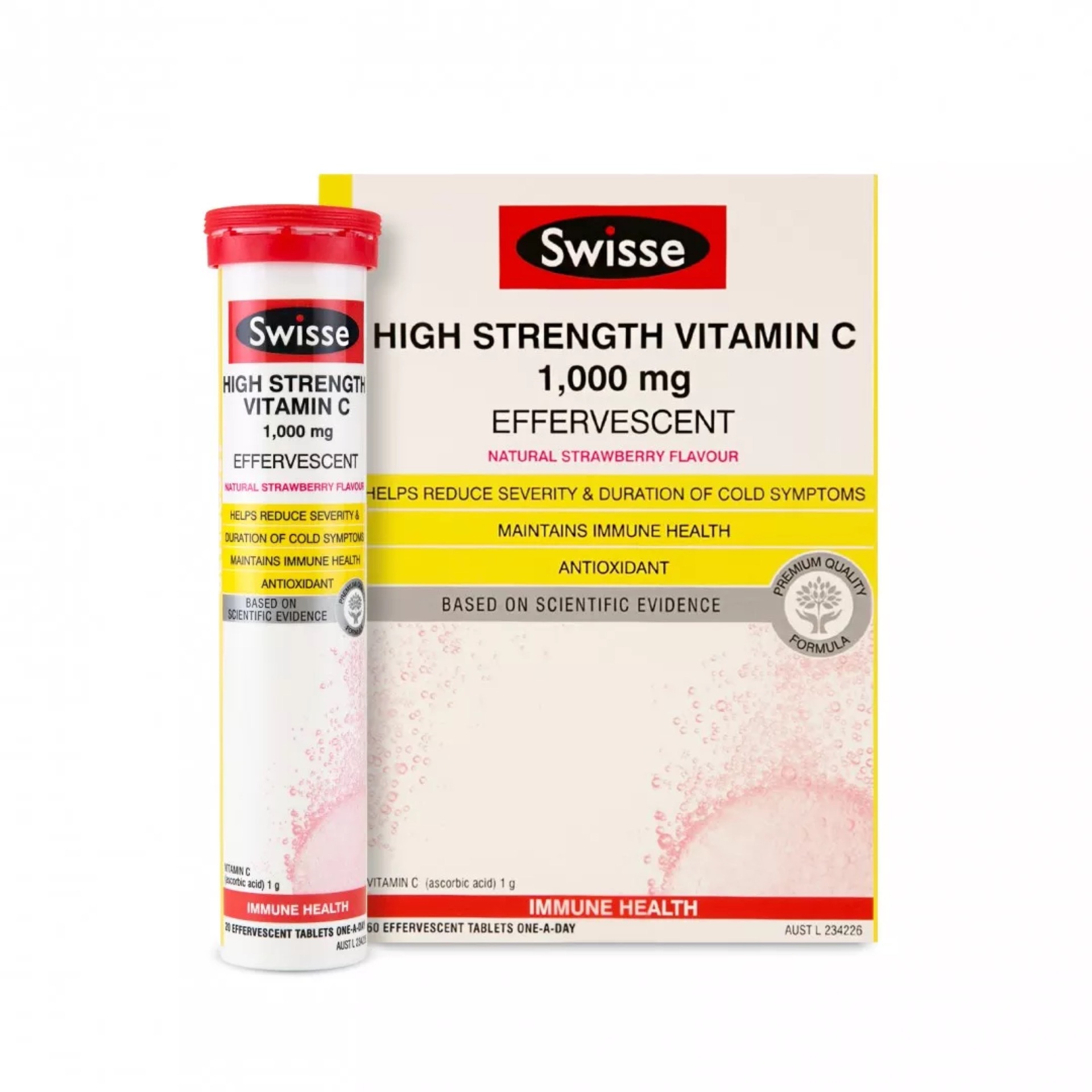 swisse泡腾片澳洲维生素vc泡腾片浓缩片60片 美白预防感冒 批发