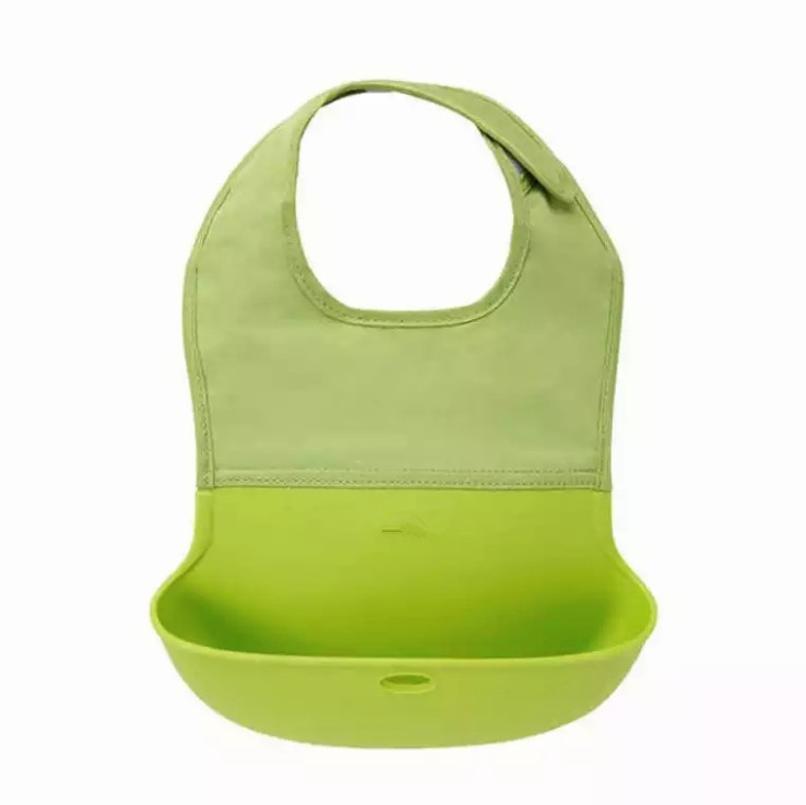 Foreign Trade Hot Sale Baby Products Baby Silicone Bib Bib Saliva Towel High Quality Waterproof Edible Silicon