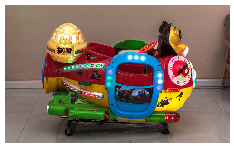 摇摇车新款2019投币音乐画屏摇摇乐熊出海厂家直销儿童电动摇摆机