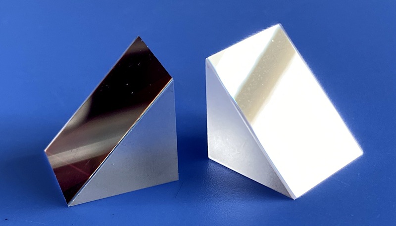 等边三棱镜 光学玻璃三棱镜加工 10mm直角反射棱镜定制 教学菱镜