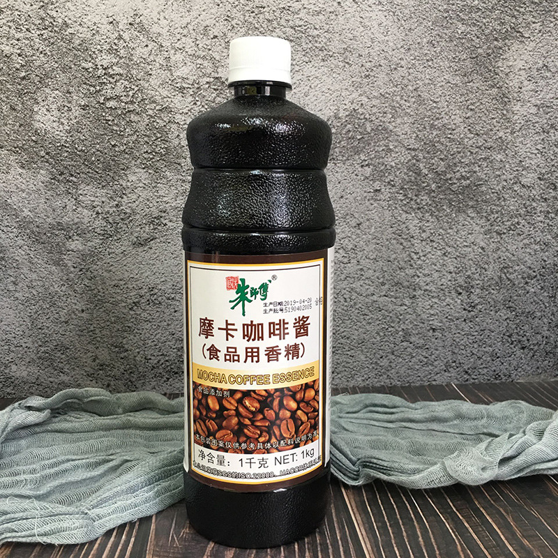 朱师傅摩卡咖啡酱1kg 烘焙西点面包蛋糕原料 咖啡味酱 摩卡奶油
