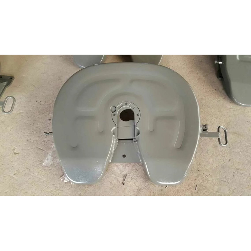 山东工厂直销半挂车牵引鞍座配件拖车牵引盘挂车磨盘90牵引销