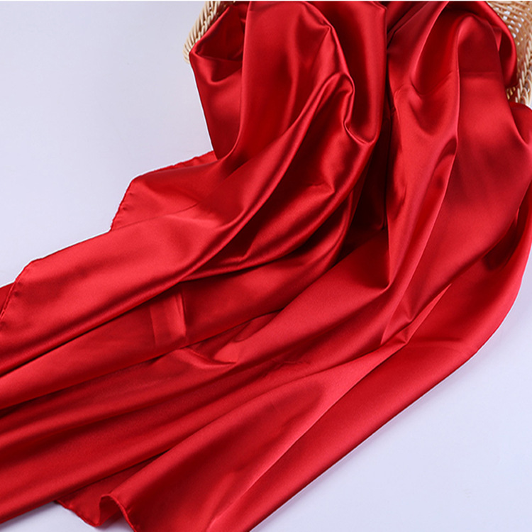 色丁大红绸布红佛布开业揭幕红布跳舞绸布红布布揭幕红布