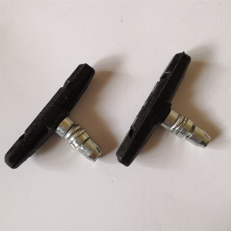 促销山地车闸皮 自行车配件盒装闸皮v刹闸块 耐磨无声 橡胶刹车皮