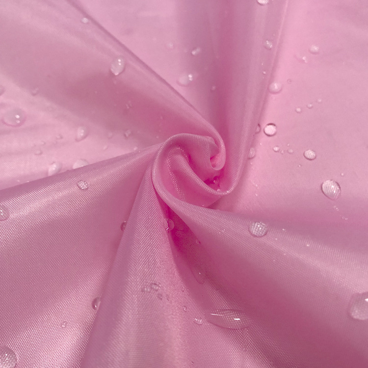 薄款pu透明涂层防水布料涤塔夫风筝浴帘雨伞用布防雨面料