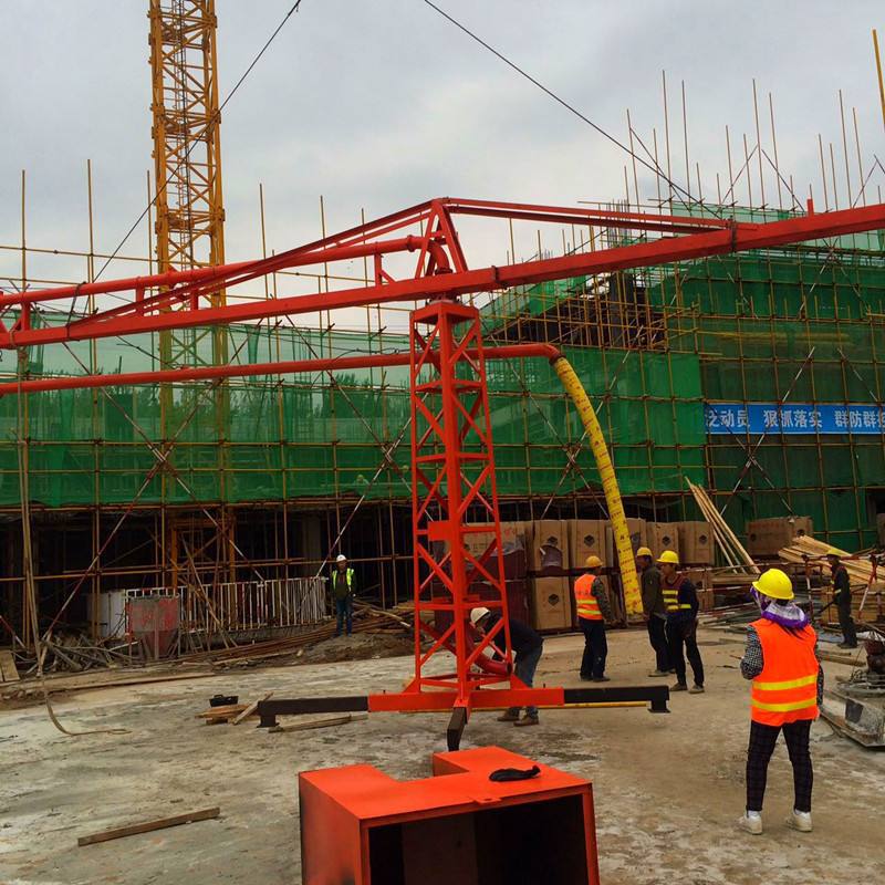 生产混凝土布料机手动圆筒15米布料机电动布料机新型框架布料机