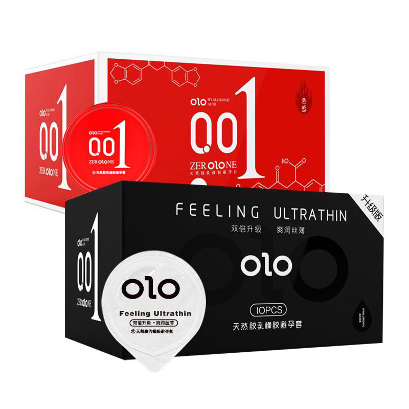olo超薄玻尿酸水溶性丝薄001安全套成人情趣计生男女用品代发批发