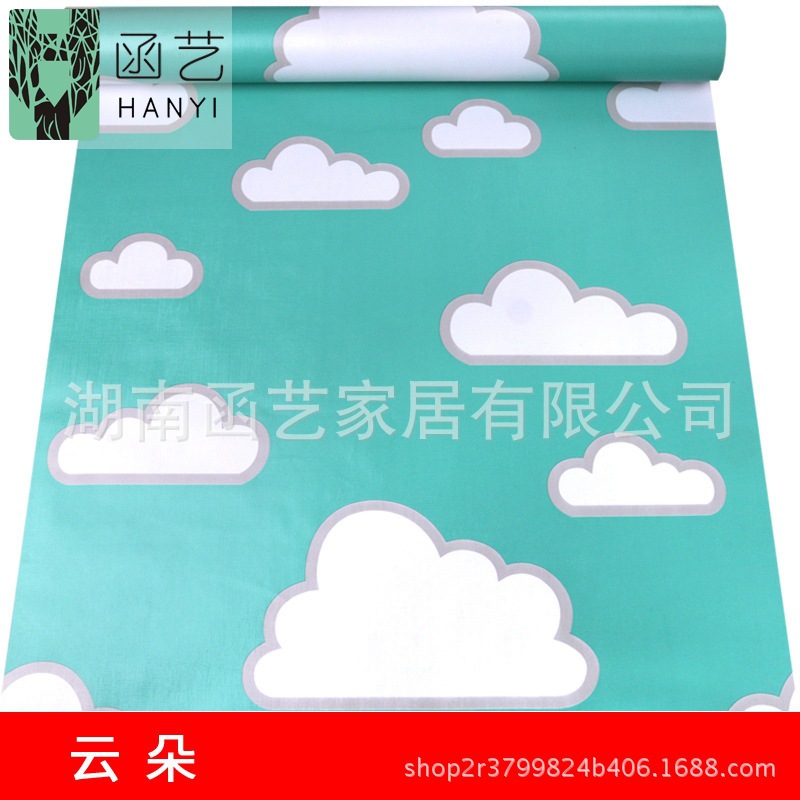 [Factory in Stock Wholesale] College Student Dormitory Bedroom Decorative Self-Adhesive Wallpaper Wallpaper College Student Store Supply