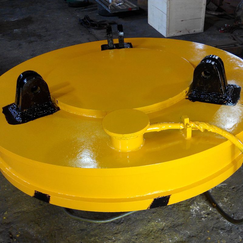 永磁  厂家直销电磁吸铁 叉车吊车行吊吸盘  电吸铁 废铁电磁吸盘